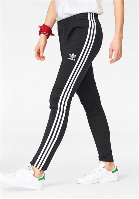 adidas damen trainingshose schwarz|Adidas Damen Jogginghosen online kaufen .